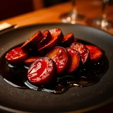 Chorizo au Vin Rouge