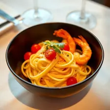Tagliatelles aux Gambas